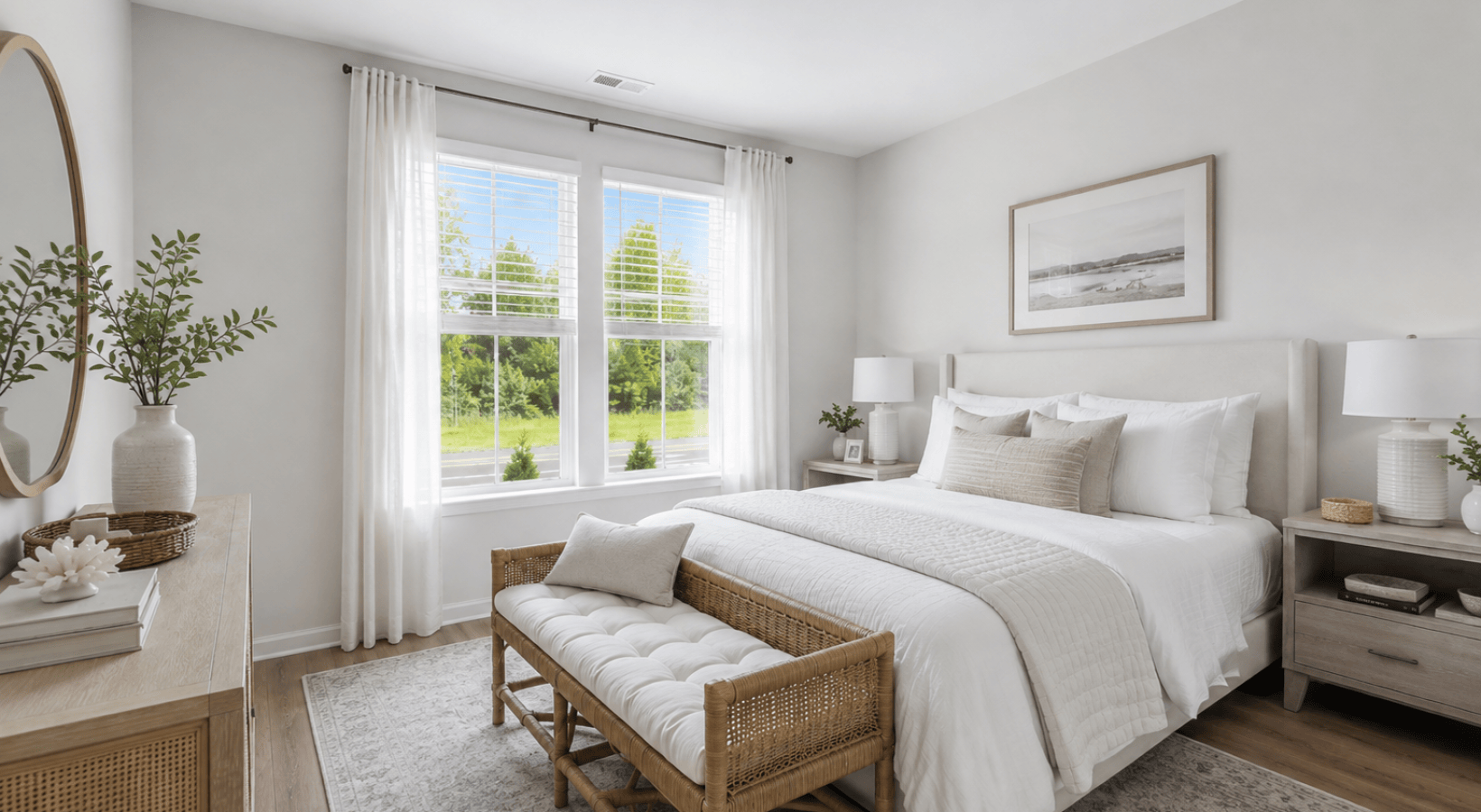 Secondary spacious Bedroom at Aeris at Avenue One Townhomes