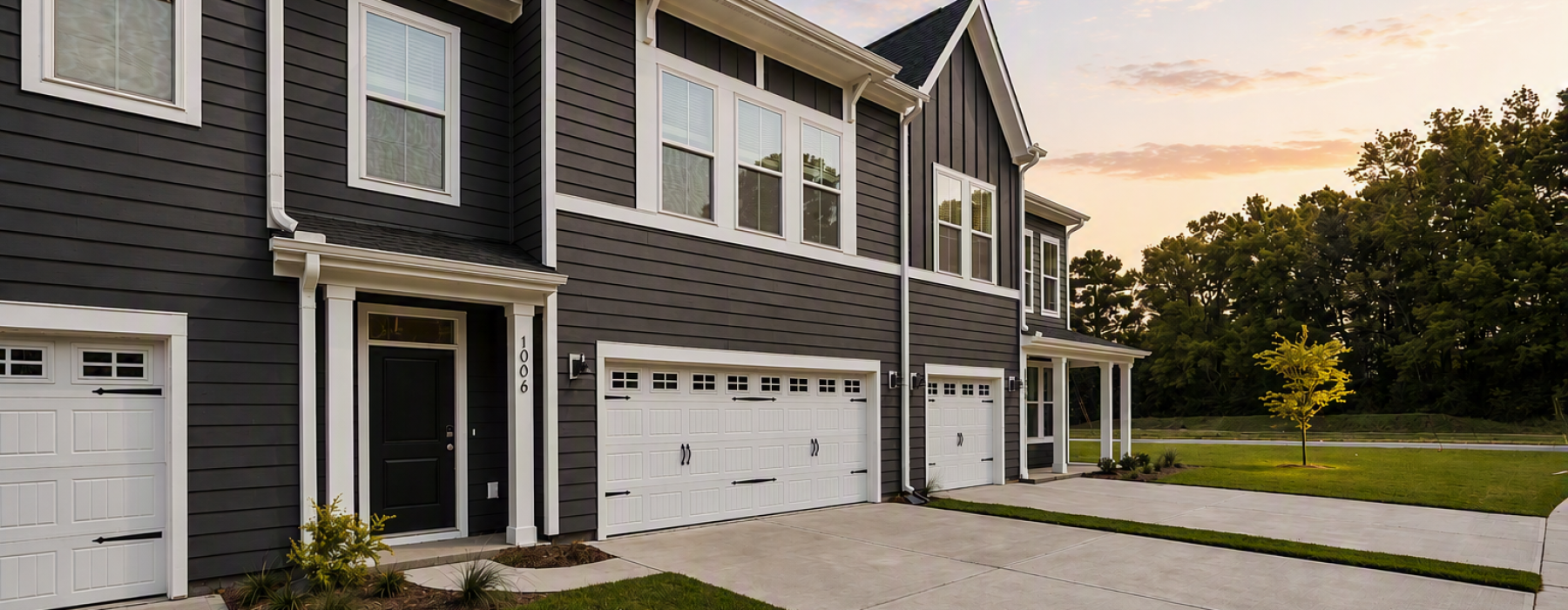 Townhome Exterior at Aeris at Avenue One 